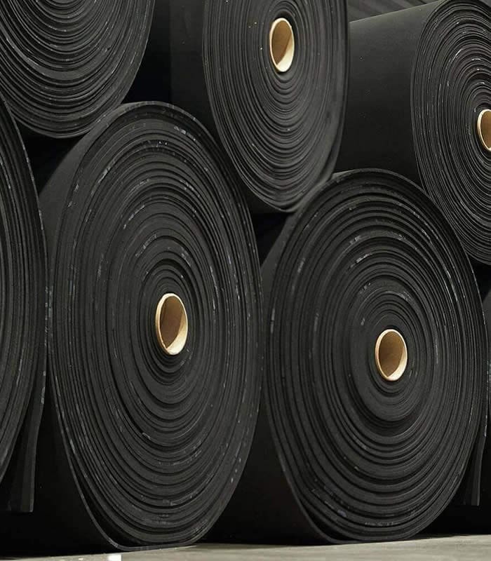 Rubber Sheets and Sheet Rolls