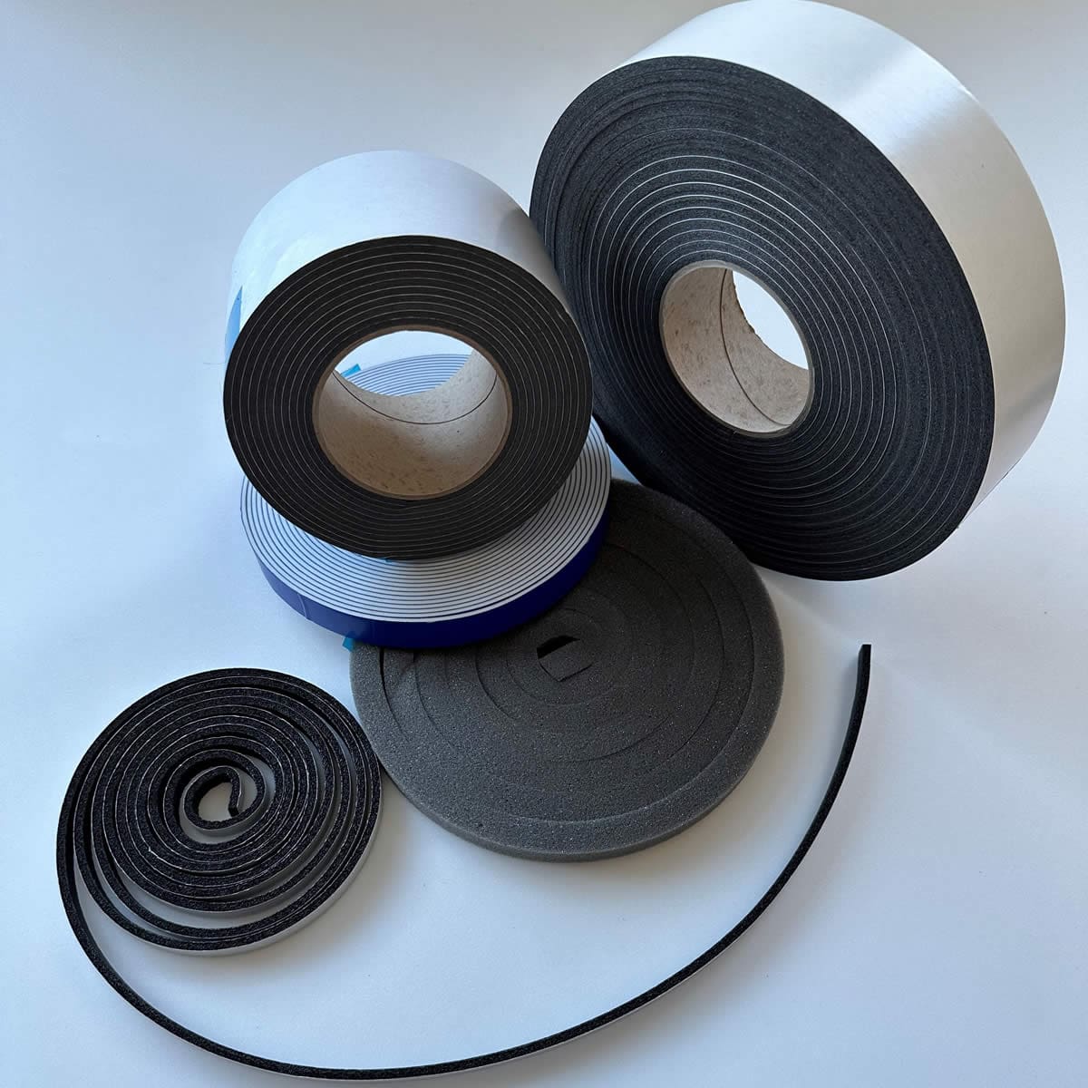 PVC Foam Tape  Single Sided Adhesive Vinyl Foam Tape - Black or